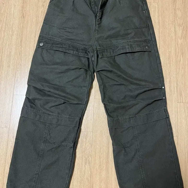 [BUNJANG] ETCE Cargo Pants Khaki L / ETCE 6포켓 카고 바지 카키 L (26ss)