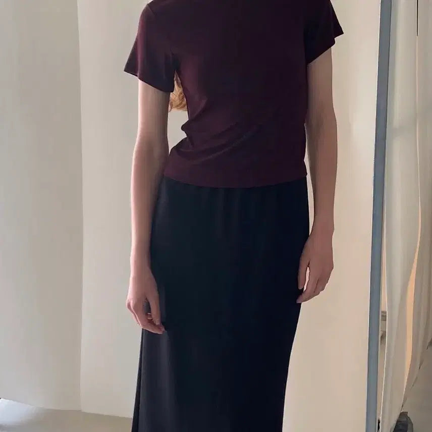 [BUNJANG] Letter Shop Letter Short Sleeve T-shirt / 레터 샵레터 반팔 티셔츠