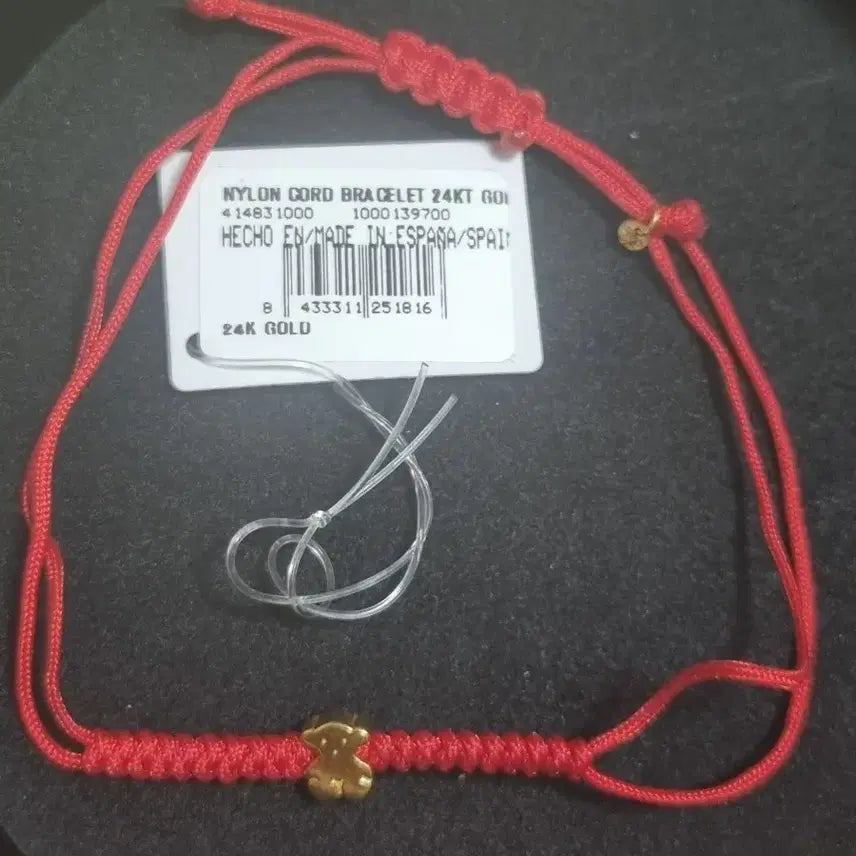 [BUNJANG] TOUS 24k Sweet Dolls Thread Strip Bracelet / TOUS 24k스윗돌스레드스트립팔찌