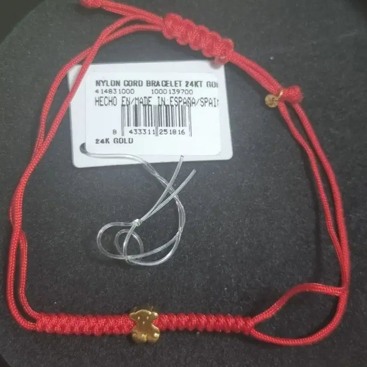[BUNJANG] TOUS 24k Sweet Dolls Thread Strip Bracelet / TOUS 24k스윗돌스레드스트립팔찌