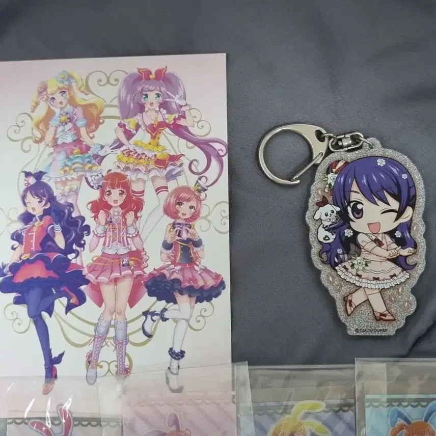 [BUNJANG] Prism Stone Mion, Rhythm, Naru, Ami Signed Bookmark &amp; Postcard + Acrylic Keyring Bundle / 프리즘스톤 미온,리듬,나루,아미 사인 책갈피&amp;엽서+아크릴 키링 일괄