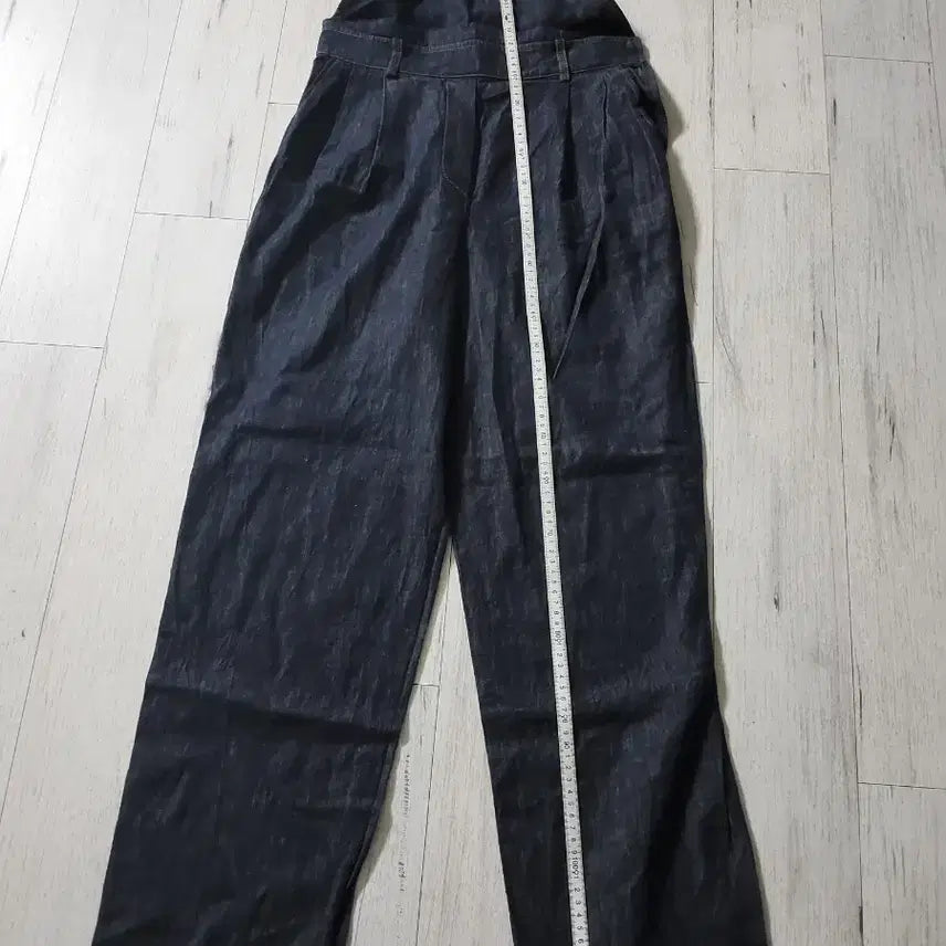 [BUNJANG] Lucky Chouette Linen Denim Jumpsuit / 럭키슈에뜨 마 데님 점프수트 36