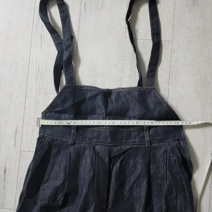 [BUNJANG] Lucky Chouette Linen Denim Jumpsuit / 럭키슈에뜨 마 데님 점프수트 36