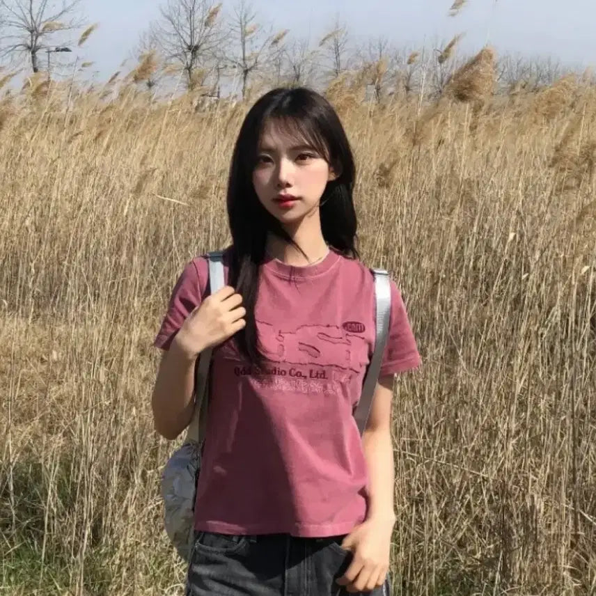 [BUNJANG] Odd Studio Pigment Damage T-Shirt / 오드스튜디오 피그먼트 데미지 반팔