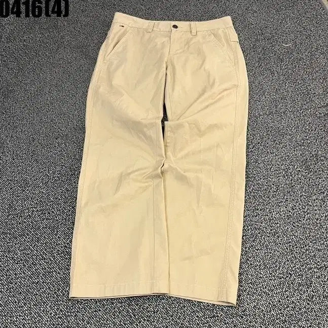 [BUNJANG] Tommy Hilfiger Beige Wide Denim Pants / 타미힐피거 데님 베이지 와이드 팬츠 0416(4)