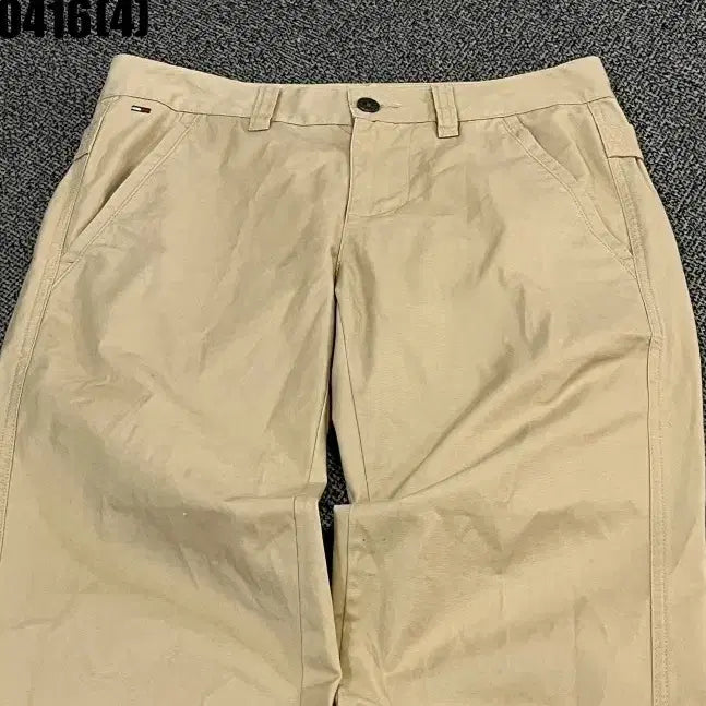 [BUNJANG] Tommy Hilfiger Beige Wide Denim Pants / 타미힐피거 데님 베이지 와이드 팬츠 0416(4)