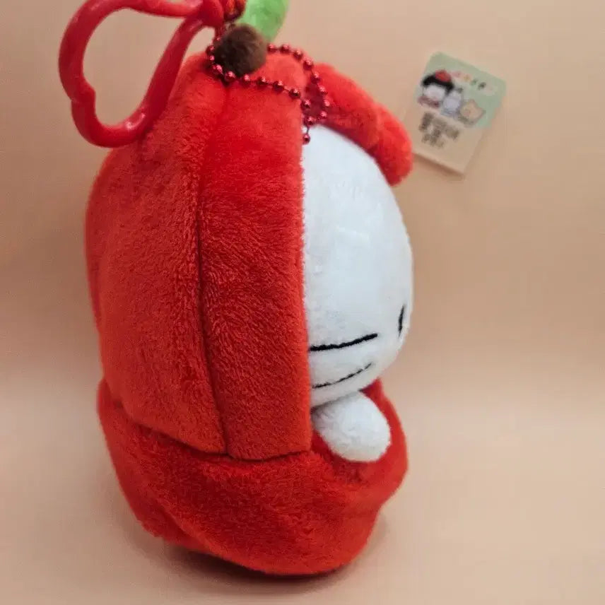 [BUNJANG] Sanrio Hello Kitty Apple Keychain / 키티 과일하우스 애플 키링. 새상품