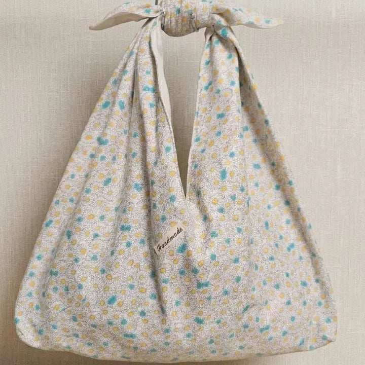 [BUNJANG] Handmade Linen Knotted Eco Bag / 린넨 핸드메이드 매듭 에코백