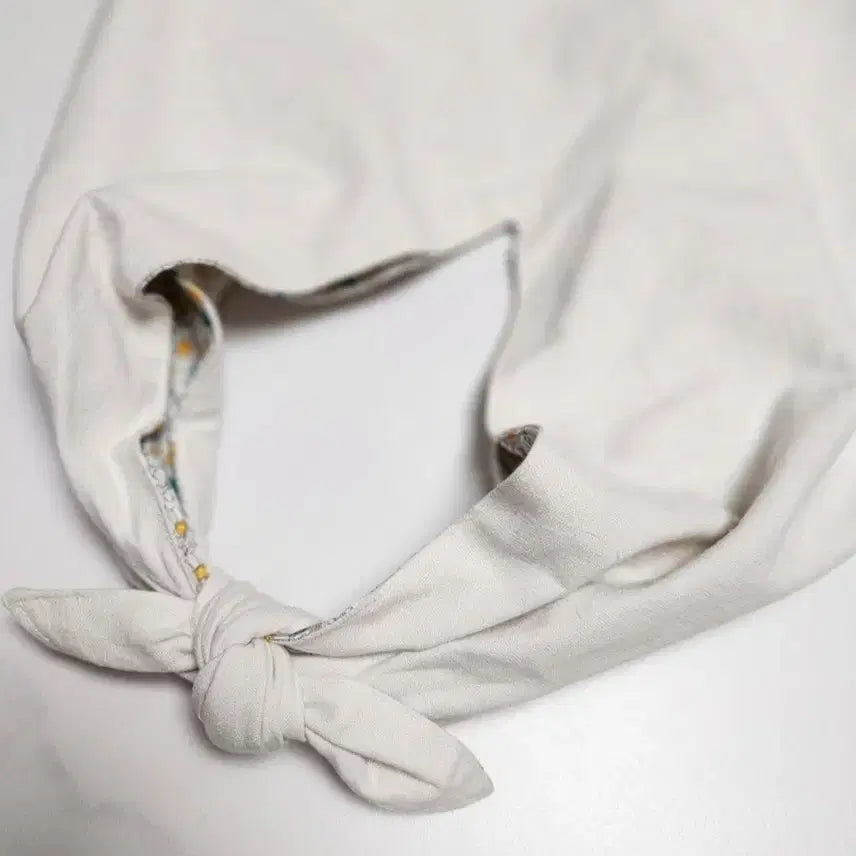 [BUNJANG] Handmade Linen Knotted Eco Bag / 린넨 핸드메이드 매듭 에코백