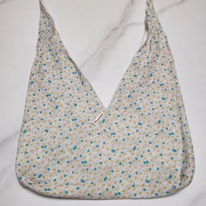 [BUNJANG] Handmade Linen Knotted Eco Bag / 린넨 핸드메이드 매듭 에코백