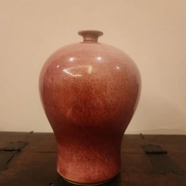 [BUNJANG] Lee Young Sik Jin-sa Vase / "불이 빚은 붉은 선율" 도예명장 삼봉 이영식 진사매병
