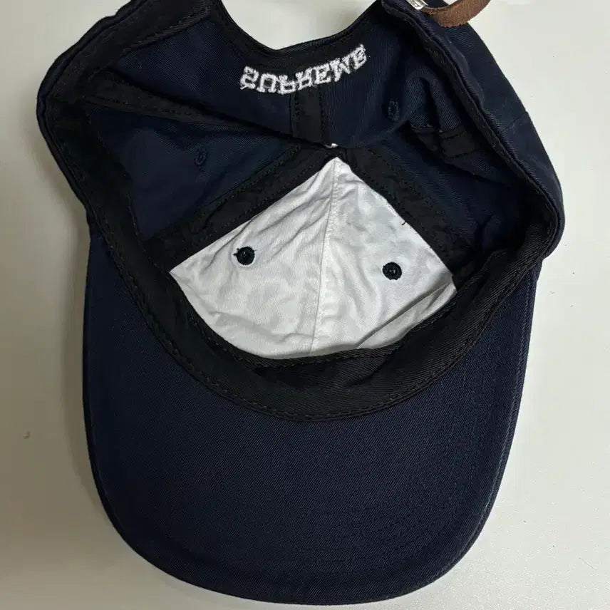 [SOLD OUT] 슈프림 S로고 볼캡 네이비