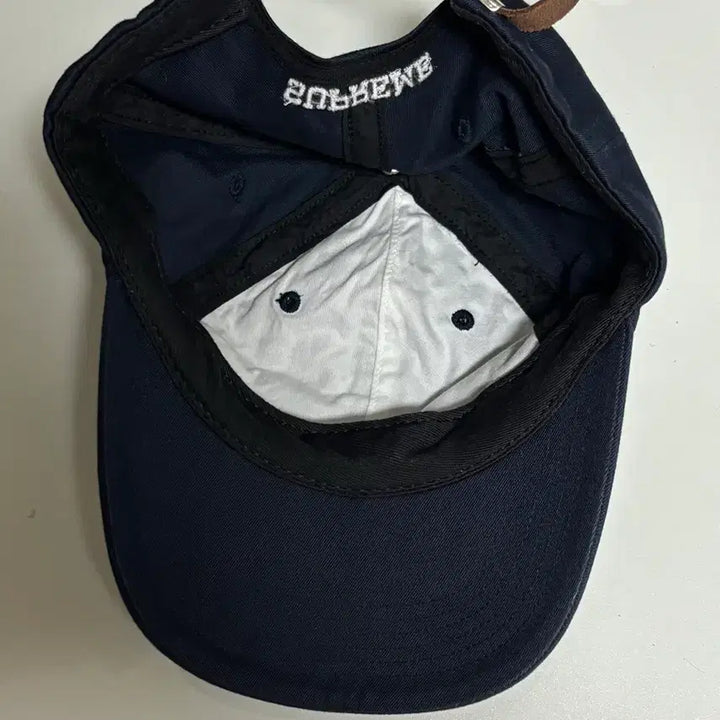 [SOLD OUT] 슈프림 S로고 볼캡 네이비
