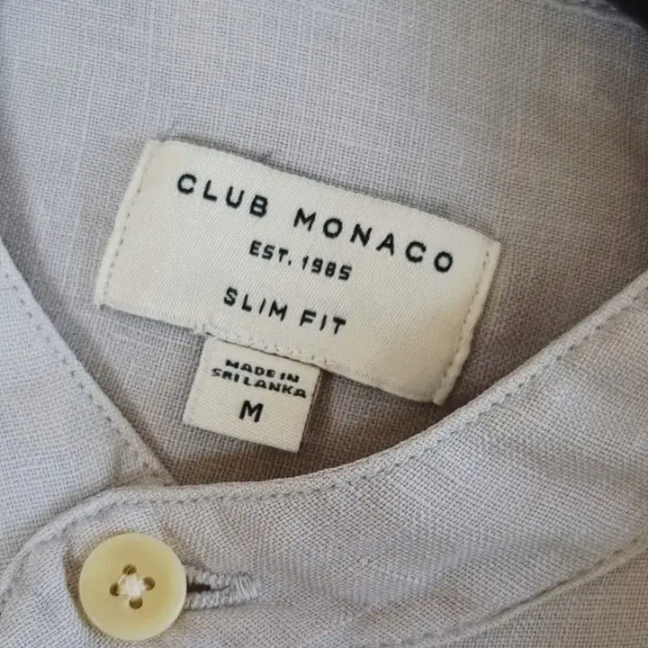 [BUNJANG] Club Monaco Linen Shirt - Gray / 클럽모나코 남성 린넨셔츠 그레이