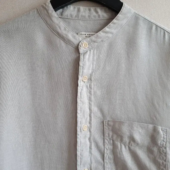 [BUNJANG] Club Monaco Linen Shirt - Gray / 클럽모나코 남성 린넨셔츠 그레이