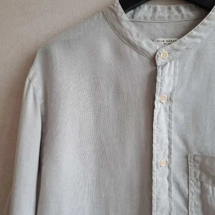 [BUNJANG] Club Monaco Linen Shirt - Gray / 클럽모나코 남성 린넨셔츠 그레이