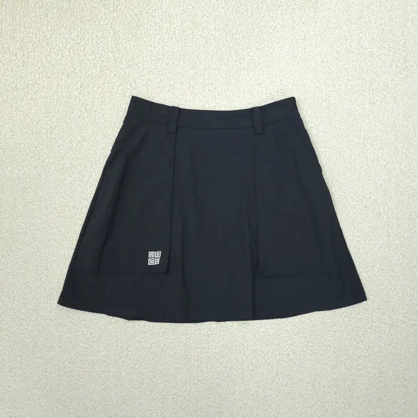 [SOLD OUT] (S)르누쿠 여성 나일론 미니 스커트 블랙 골프 테니스 M8W3001