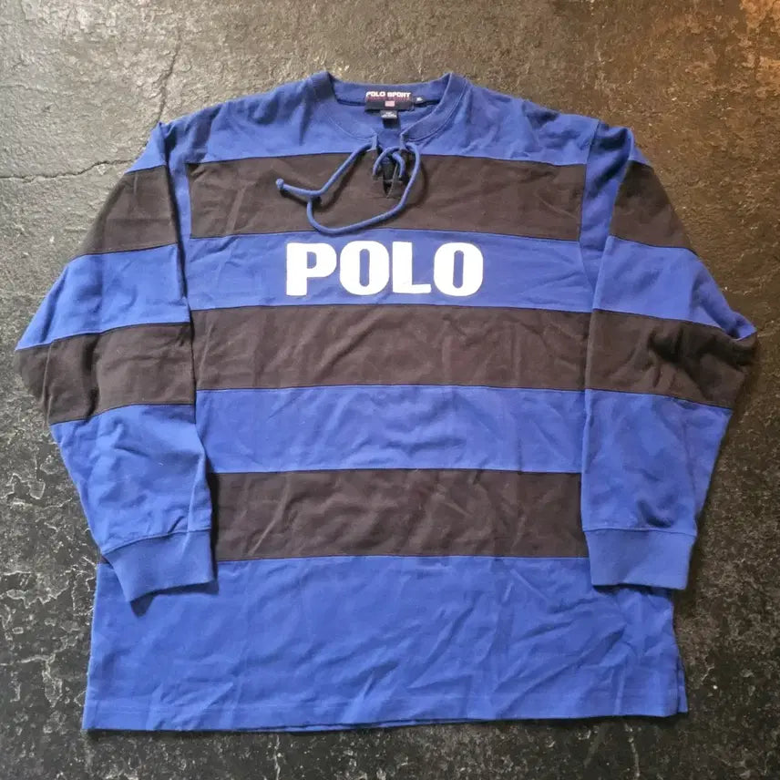 [BUNJANG] Polo Sport Rugby Shirt / 폴로 긴팔