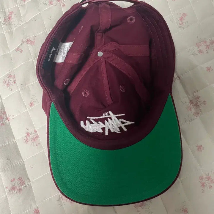 [BUNJANG] Stussy Burgundy Ball Cap / 스투시 볼캡 버건디 모자