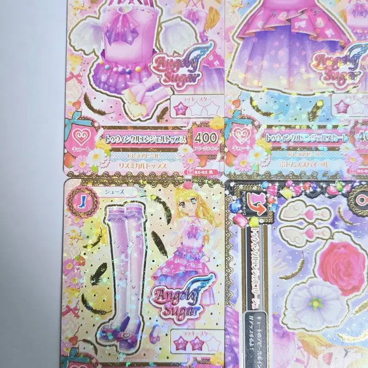 [BUNJANG] Aikatsu! Angel Sugar Cards Bundle Set Ichigo Japanese Release / 아이엠스타 엔젤리슈가 카드 일괄 이치고 일괄 일판 아이카츠 프레 프로모