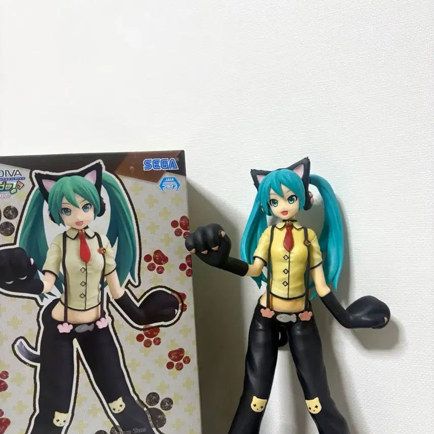 [BUNJANG] Hatsune Miku Nyan-ko Cat Ear Figure / 하츠네 미쿠 냥코 네코미미 피규어