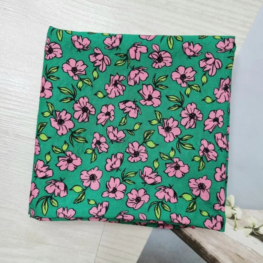 [SOLD OUT] 꽃무늬 손수건 스카프 2종 세트