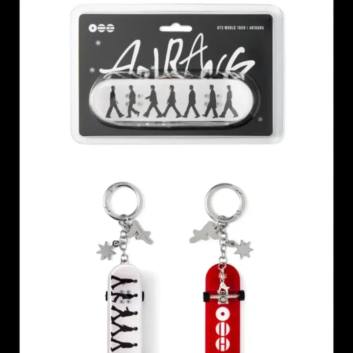 [SOLD OUT] BTS 월드투어 스케이트보드 키링 _ 화이트
