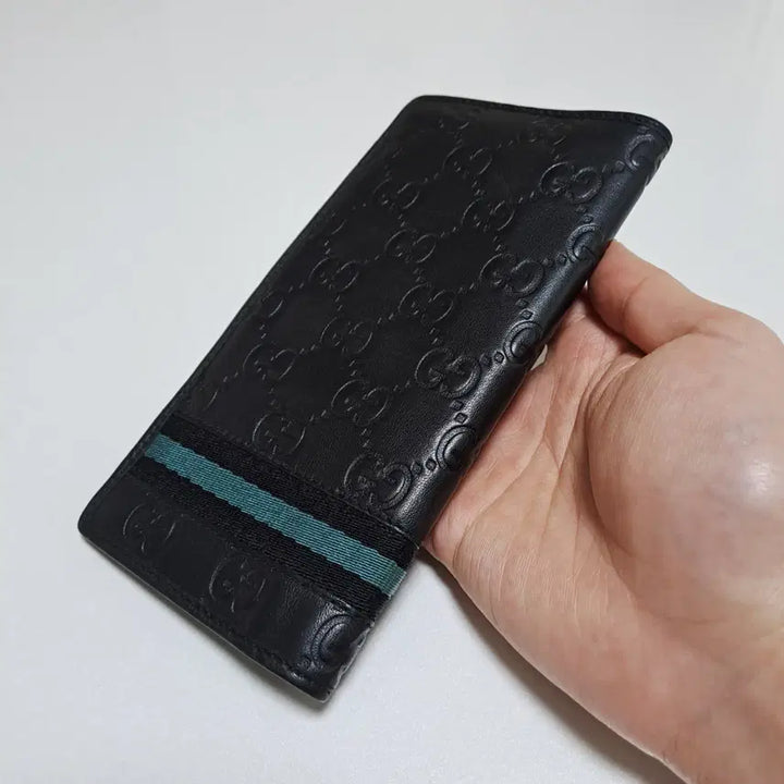 [SOLD OUT] [100%/정품] 구찌 시마 레더 삼선 장지갑