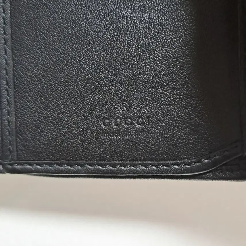 [SOLD OUT] [100%/정품] 구찌 시마 레더 삼선 장지갑