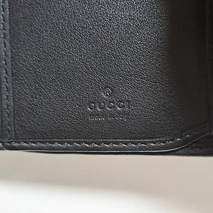 [SOLD OUT] [100%/정품] 구찌 시마 레더 삼선 장지갑