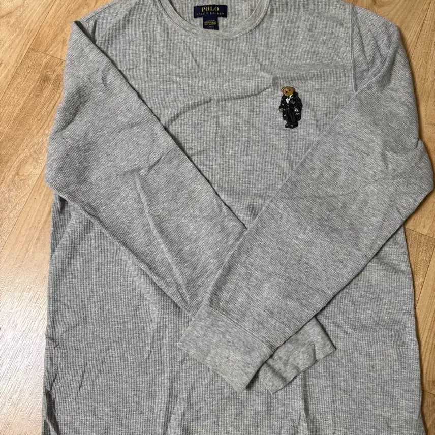 [SOLD OUT] 폴로 곰돌이 와플티 L 그레이