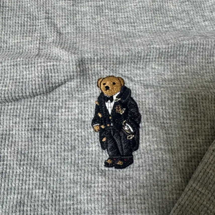 [SOLD OUT] 폴로 곰돌이 와플티 L 그레이
