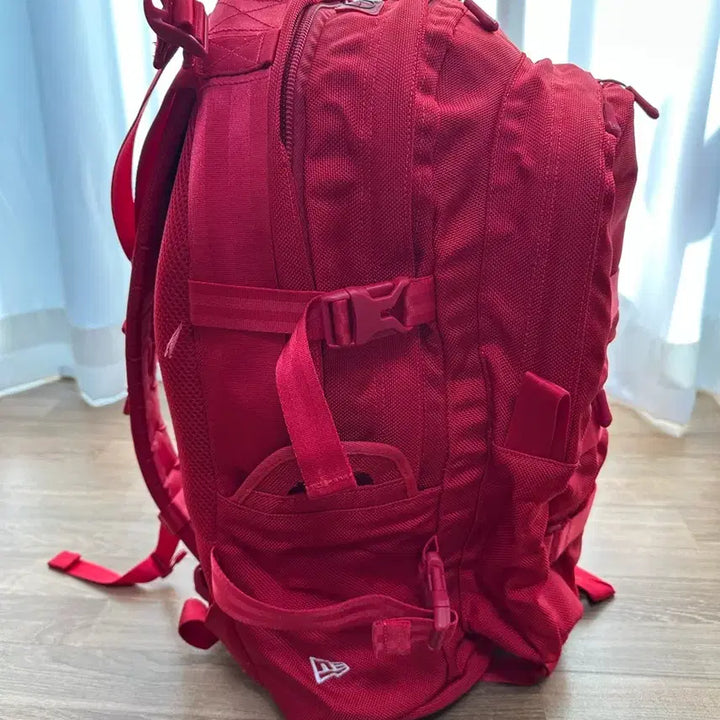 [BUNJANG] New Era Red Backpack / 뉴에라 레드 백팩