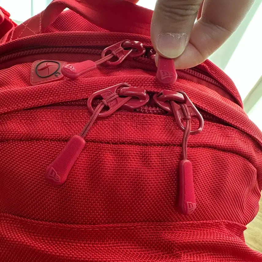 [BUNJANG] New Era Red Backpack / 뉴에라 레드 백팩