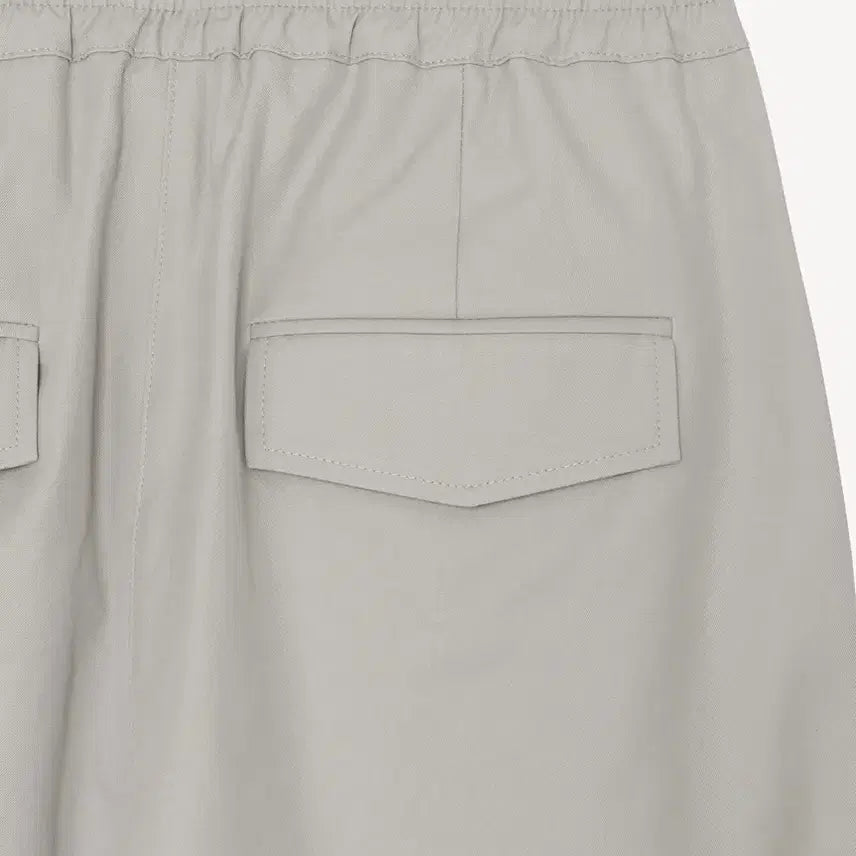 [SOLD OUT] 문달 Cotton Volume Tuck Pants in Gray