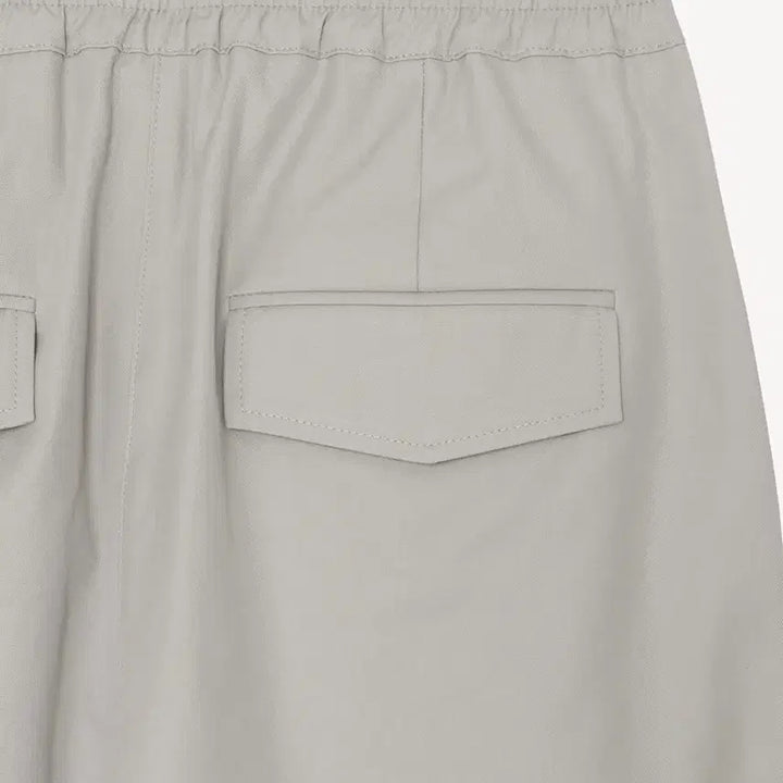 [SOLD OUT] 문달 Cotton Volume Tuck Pants in Gray