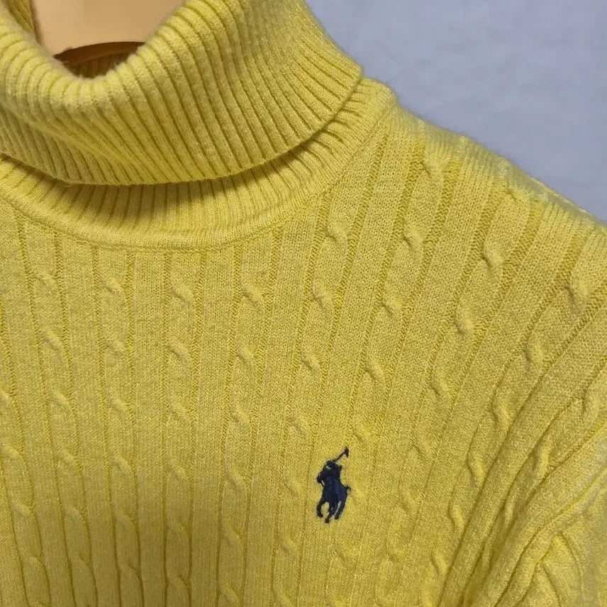 [BUNJANG] Polo Ralph Lauren Yellow Knit Sweater / 폴로 랄프로렌 옐로우  니트