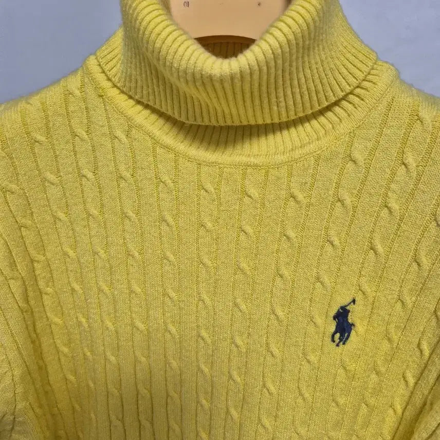 [BUNJANG] Polo Ralph Lauren Yellow Knit Sweater / 폴로 랄프로렌 옐로우  니트