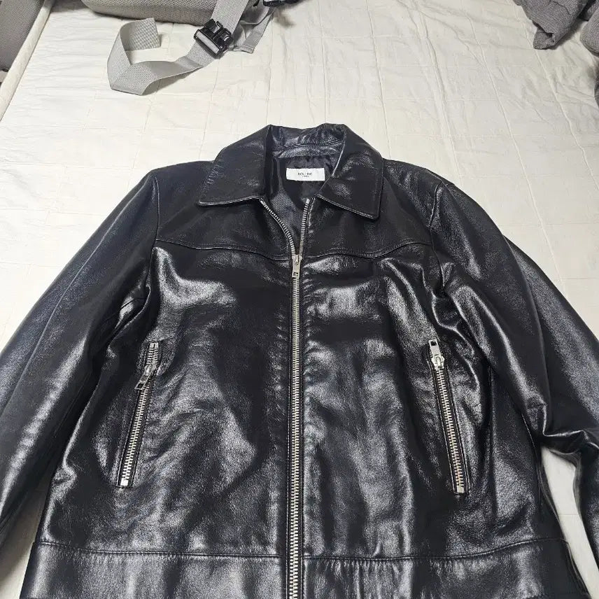 [BUNJANG] Rolling Studio Leather Jacket (L) / 롤링스튜디오 레더 가죽 자켓L 양가죽 자켓