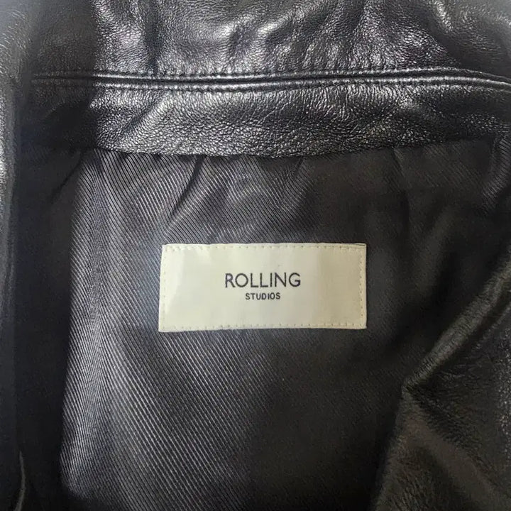 [BUNJANG] Rolling Studio Leather Jacket (L) / 롤링스튜디오 레더 가죽 자켓L 양가죽 자켓