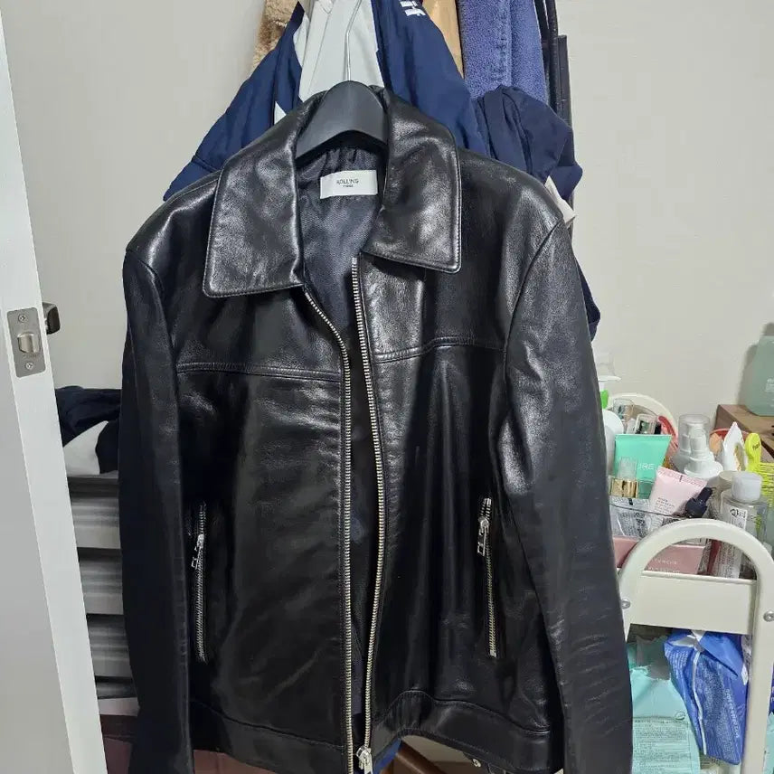 [BUNJANG] Rolling Studio Leather Jacket (L) / 롤링스튜디오 레더 가죽 자켓L 양가죽 자켓