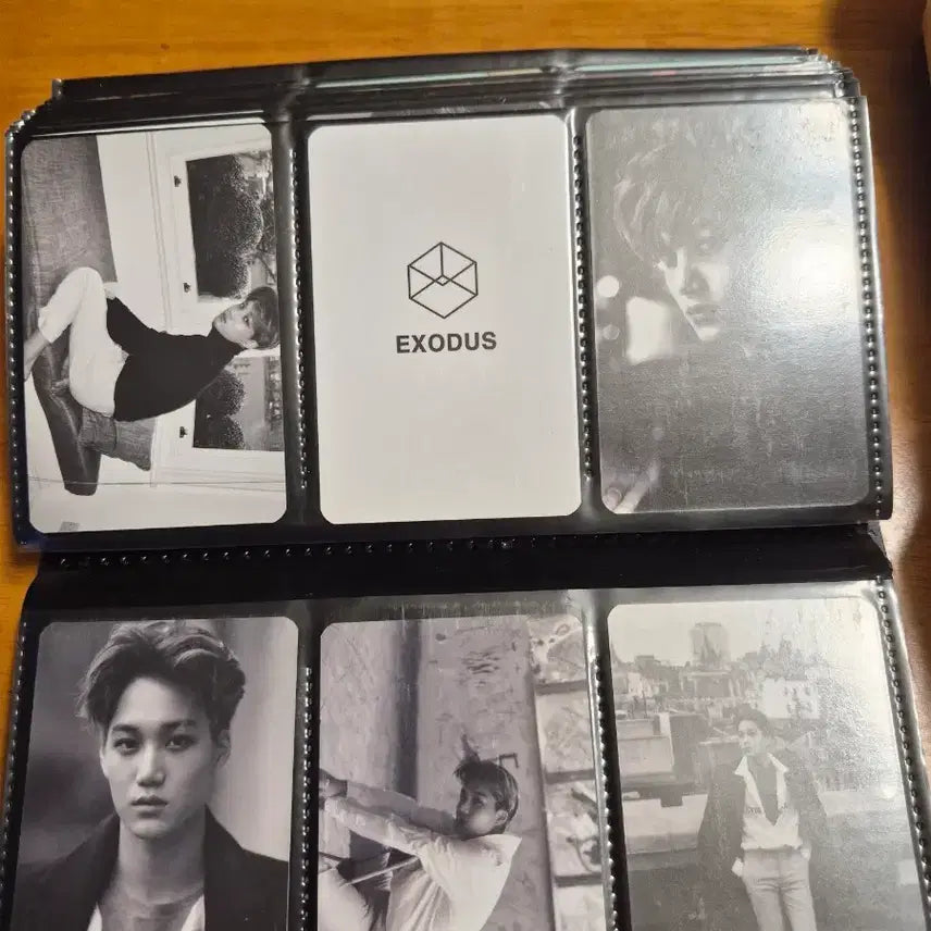 [SOLD OUT] EXO 카이 흑백 포토카드 6장 일괄 판매