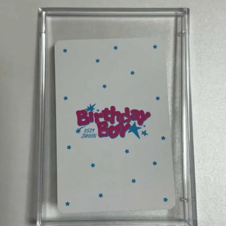 [BUNJANG] Park Jihoon Birthday Boy Milk Glass Photocard / 급처)박지훈 2025 생일 카페 birthday boy 밀크글라스 포카