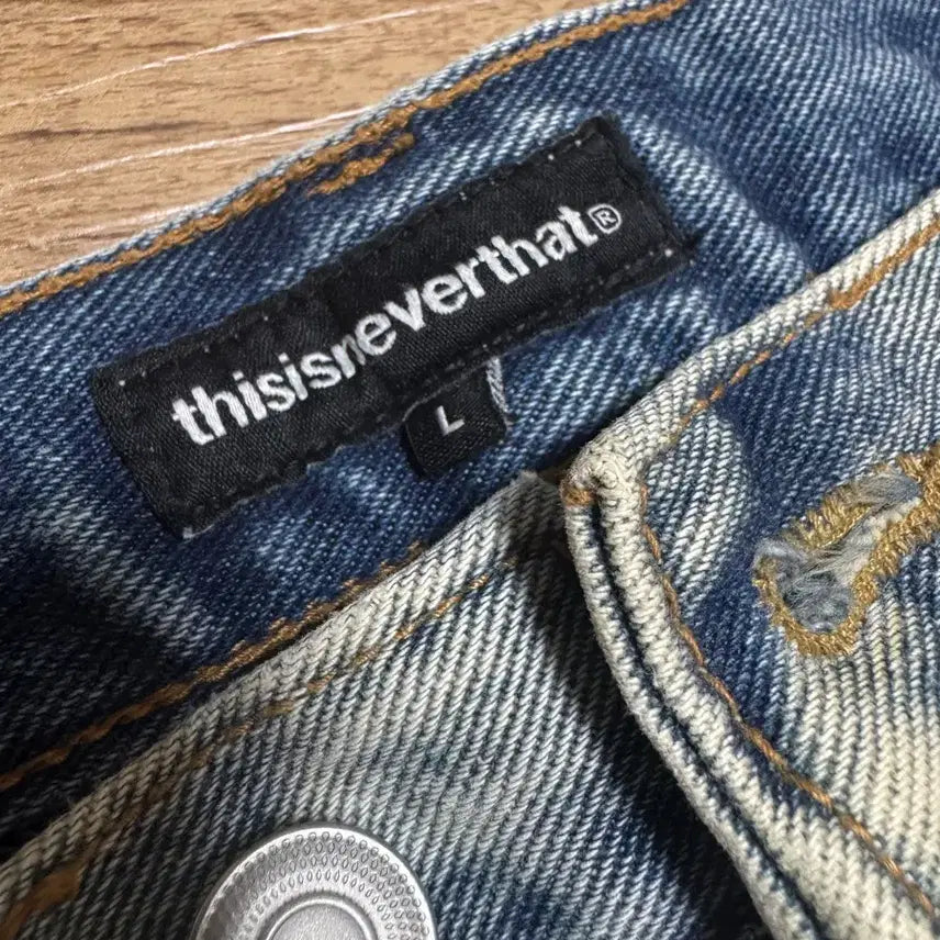 [BUNJANG] thisisneverthat Crazy Denim Pants / [L]디스이즈네버댓 크레이지 데님 팬츠