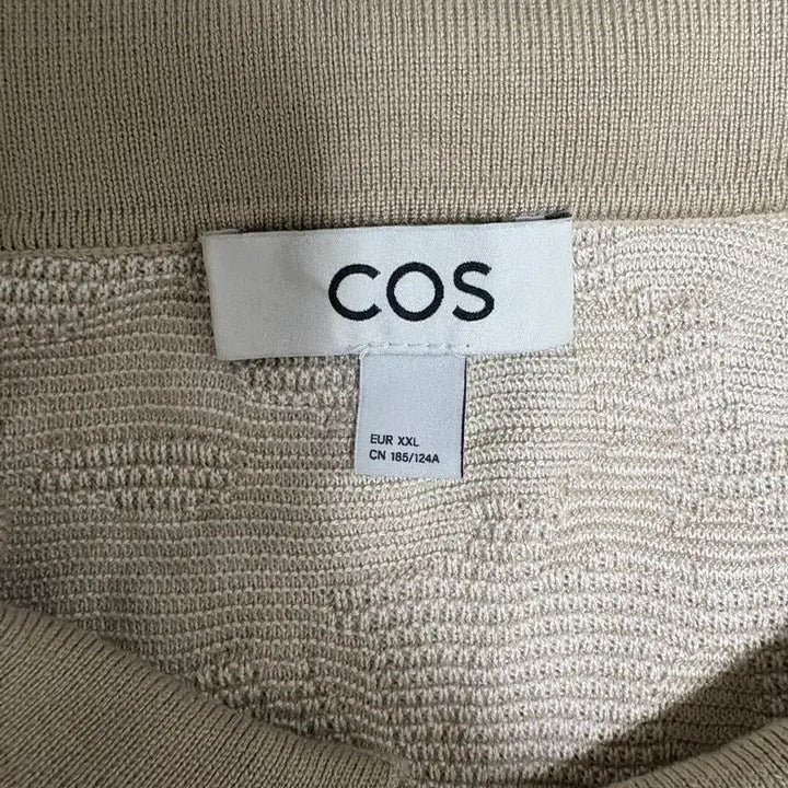 [SOLD OUT] COS 코스 코튼 자카드 폴로 셔츠 XXL