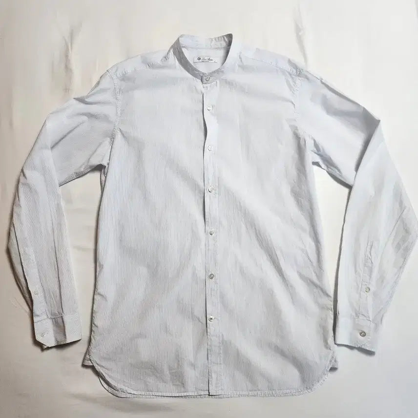[BUNJANG] Loro Piana Mandarin Collar Shirt / 로로피아나 만다린 칼라 셔츠 M