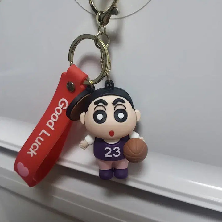 [BUNJANG] Crayon Shin-chan Strap Keyring / 짱구는 못말려 짱구 스트랩 키링