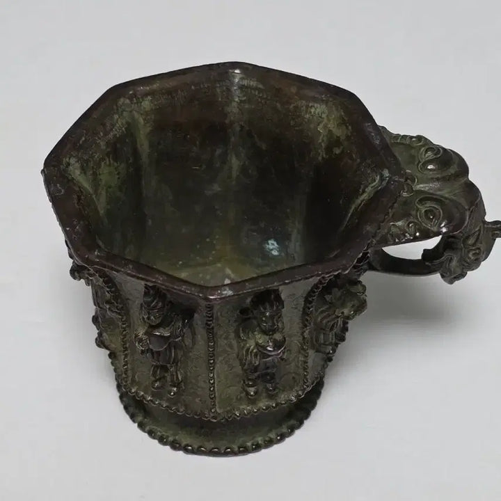 [BUNJANG] 대당정관년제 청동8각 악사상잔(8신상) / 대당정관년제 청동8각 악사상잔(8신상)