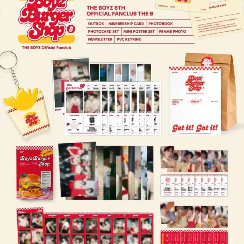 [BUNJANG] The Boyz Deobi 8th Membership Official Membership Kit / 더보이즈 더비 8기 멤버쉽 공식 멤버십 키트