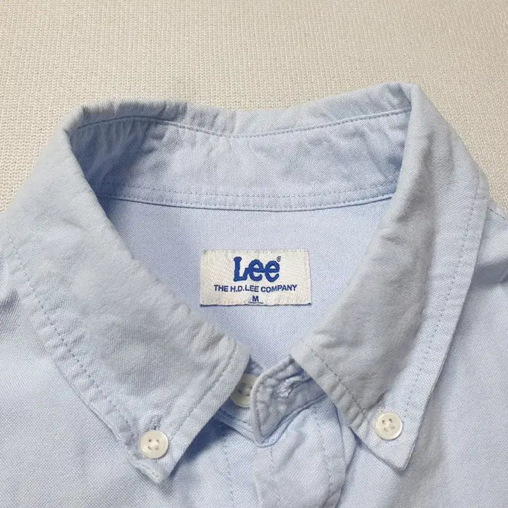 [BUNJANG] Lee Blue Short Sleeve Shirt (M) / Lee 리 반팔 셔츠 하늘색 M 95~100